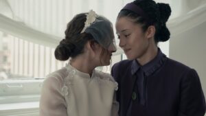 “the-testaments”-star-mattia-conforti-shares-her-interpretation-of-that-final-kiss