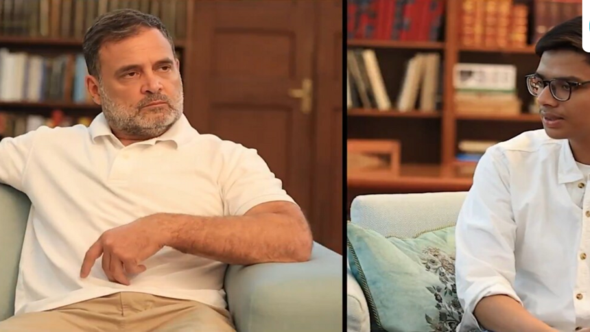 ‘modi-wants-youth-to-make-reels-instead’:-rahul-gandhi-in-an-interview-with-sarthak-siddhant,-the-teenager-who-investigated-for-cbse