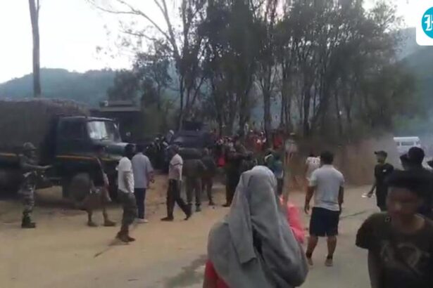 4-injured-during-protest-against-assam-rifles-post-in-ukrul,-manipur:-policeman