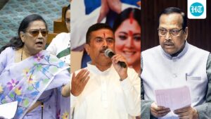 16-tmc-mps,-led-by-sukhendu-rai-and-kakoli-dastidar,-meet-bangladesh-prime-minister-suvendu-adhikari-amid-divided-uproar