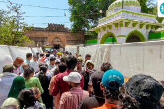 the-row-erupted-when-a-statue-of-goddess-vagdevi-was-placed-inside-the-bhojshala-complex,-and-asi-was-accused-of-removing-it.