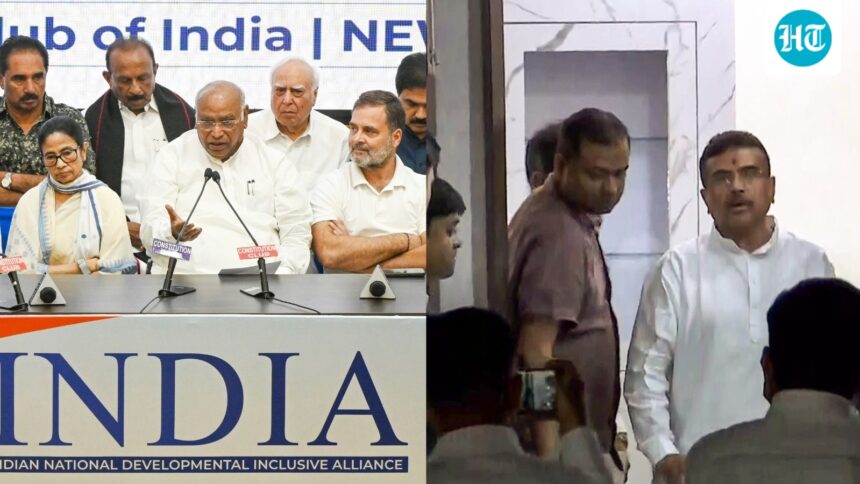 tmc-crisis-worsens:-14-rebel-mlas-meet-suvendu-adhikari,-discuss-exit-as-mamata-attends-key-india-bloc-meeting