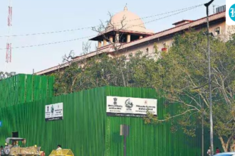 demolition-of-udyog-bhawan-begins-under-the-central-vista-project