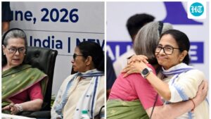 mamata-banerjee-meets-sonia-gandhi-as-cid-searches-former-bengal-pm-and-nephew-abhishek’s-offices-in-kolkata