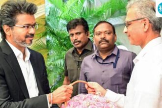 tamil-nadu-cm-vijay-arrives-in-delhi;-he-is-likely-to-attend-the-niti-aayog-meeting-tomorrow