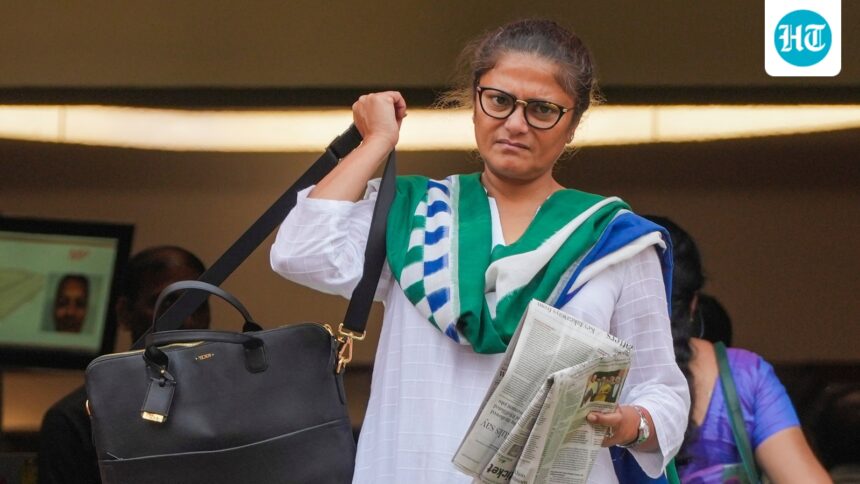 the-tmc-crisis-worsened-after-sushmita-dev-resigned-from-the-post-of-rajya-sabha-mp,-days-after-sukhendu-sekhar-rai-resigned.