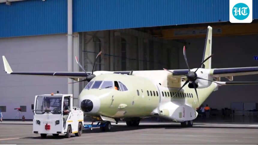 the-first-made-in-india-airbus-c-295-completes-its-maiden-test-flight-from-vadodara | GIBN the-first-‘made-in-india’-airbus-c-295-completes-its-maiden-test-flight-from-vadodara