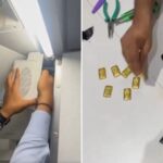 customs-officials-seize-27-kg-of-gold-worth-rs-4.26-crore-hidden-in-plane-speaker-on-dubai-ahmedabad-flight-|-he-watches