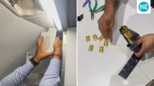 customs-officials-seize-27-kg-of-gold-worth-rs-4.26-crore-hidden-in-plane-speaker-on-dubai-ahmedabad-flight-|-he-watches