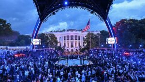 what-you-didn’t-see-on-tv:-inside-the-ufc-thunderdome-on-the-white-house-lawn