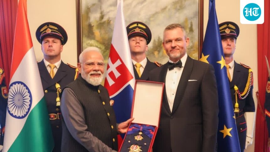 prime-minister-modi-awards-slovakias-highest-honor-and-receives-the-33rd-international-award | GIBN prime-minister-modi-awards-slovakia’s-highest-honor-and-receives-the-33rd-international-award