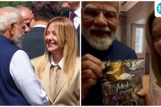pm-modi-and-meloni-laugh-and-discuss-‘instagram’-days-after-viral-‘melodi’-post-gets-13-million-likes-|-he-watches