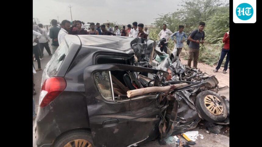 four-people-killed-in-a-collision-between-a-car-and-a-bus-in-rajasthans-balotra-district-police | GIBN four-people-killed-in-a-collision-between-a-car-and-a-bus-in-rajasthan’s-balotra-district:-police