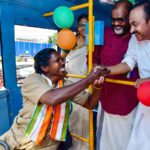 a-scheme-offering-free-rides-to-women-on-state-run-buses,-a-key-promise-of-the-united-democratic-front,-has-been-launched-in-kerala