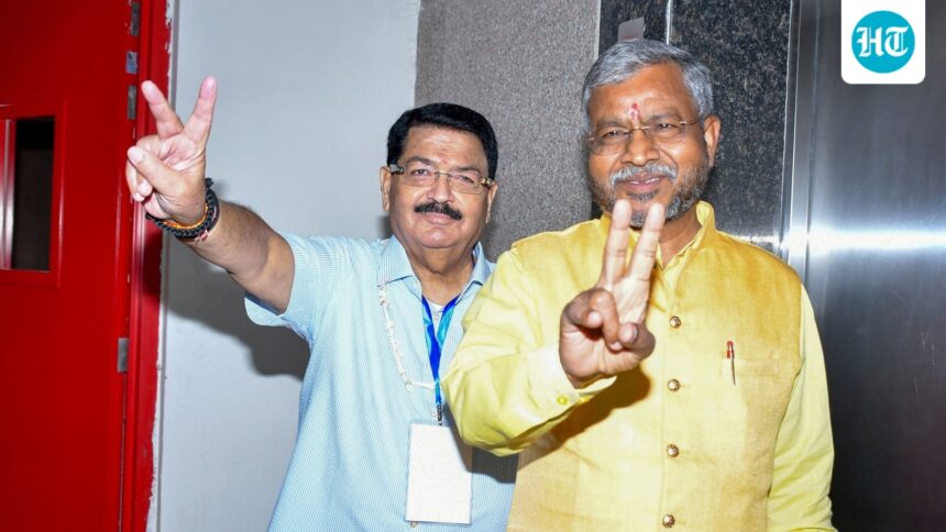 jharkhand-rajya-sabha-poll-results:-nda-backed-candidate-wins-after-cross-vote,-other-seat-goes-to-jmm