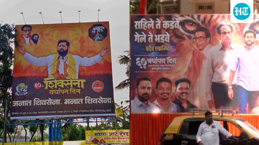 poster-war-between-shiv-sena-factions-on-foundation-day-amid-rift-in-uddhav-team | GIBN poster-war-between-shiv-sena-factions-on-foundation-day-amid-rift-in-uddhav-team