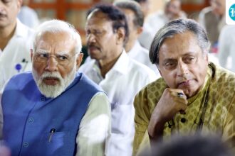 shashi-tharoor-supports-modi-in-dealing-with-trump,-and-the-bjp-mocks-rahul-gandhi:-“i-hope-he-does-not-fire-him”