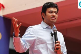 bjp-mp-tejasvi-surya-was-asked-a-“great-question”-about-prime-minister-modi.-he-explained-why-press-conferences-are-“redundant”