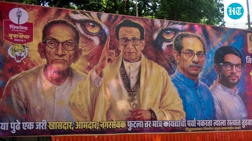 a-look-back-at-the-shiv-sena’s-60-year-political-journey:-bal-thackeray’s-rise,-uddhav’s-rise-to-power-and-then-the-split
