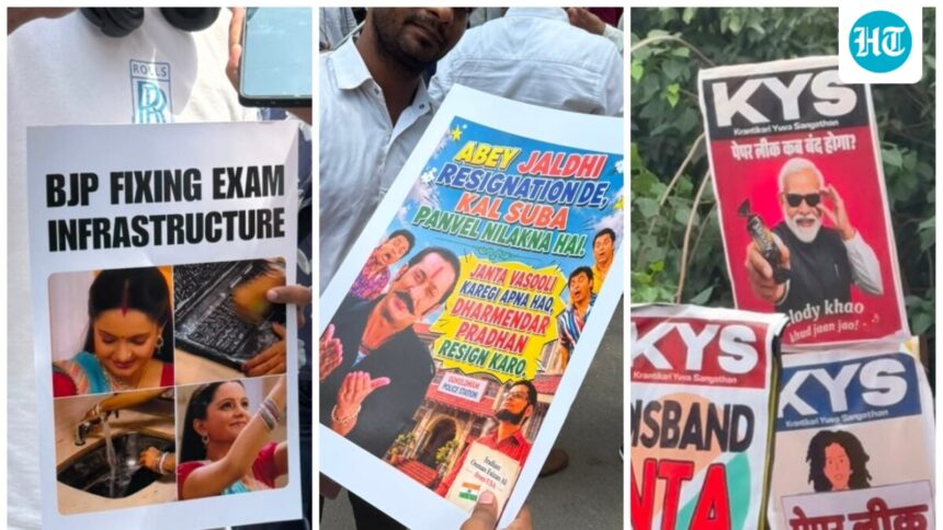 #melodi-moment,-‘panvel-nikalna-hai’:-meme-filled-posters-in-spotlight-at-cjp-protest-in-delhi