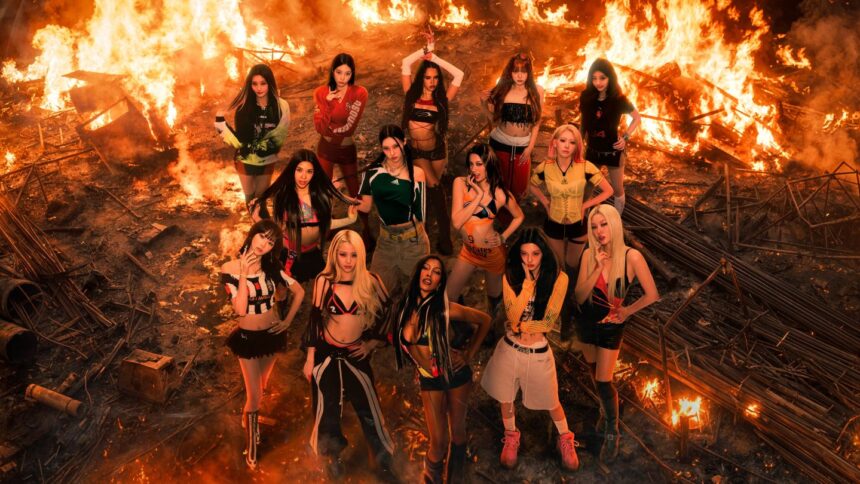 katseye,-le-sserafim-and-illit’s-supergroup-collab-“iconic-by-mistake”-debuts-on-hot-100