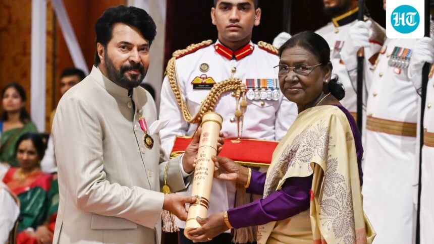 prime-minister-modi-meets-mammootty-and-his-family-after-the-padma-awards-ceremony | GIBN prime-minister-modi-meets-mammootty-and-his-family-after-the-padma-awards-ceremony