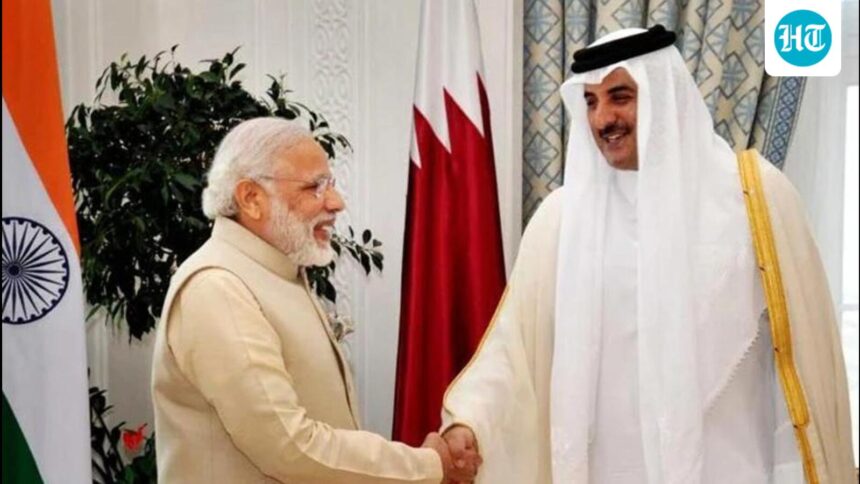 prime-minister-modi-thanks-the-emir-of-qatar-for-his-condolences-after-the-ras-laffan-explosion
