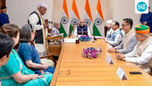 8-new-members-of-rajya-sabha-take-oath;-mallikarjun-kharge-reappointed-as-leader-of-the-opposition