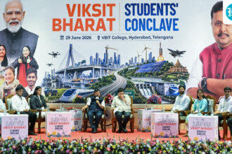 join-politics-for-service,-not-for-ambition:-bjp-president-nitin-nabin-tells-students