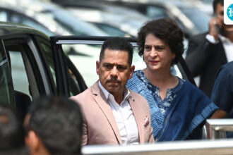 the-bjp-accuses-priyanka-gandhi-and-her-husband-robert-vadra-of-trying-to-grab-land-in-uttarakhand
