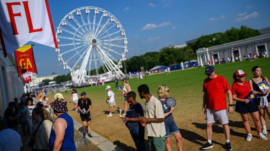 great-attendees-at-the-state-of-america’s-exposition-on-life-support-in-extreme-heat-in-washington,-dc