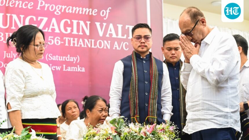 defying-boycott-call,-manipur-cm-attends-bjp-mla’s-funeral:-‘dialogue-is-the-only-way-forward’