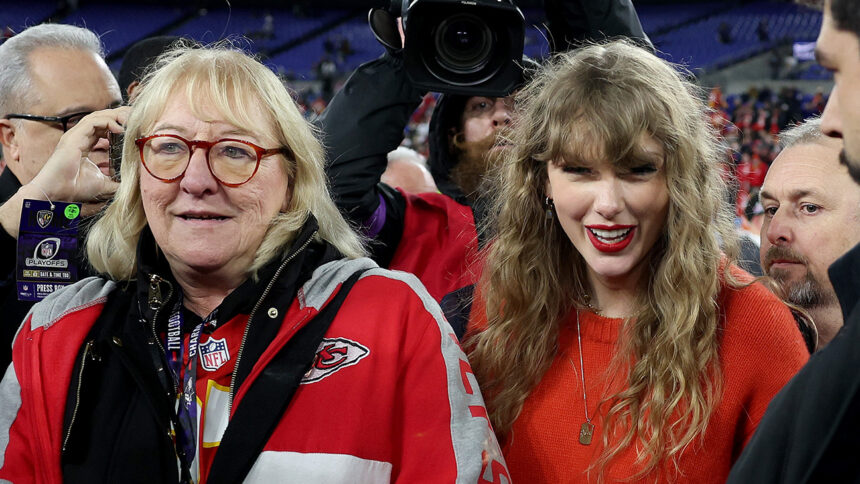 donna-kelseys-reaction-to-taylor-swift-and-travis-kelseys-wedding | GIBN donna-kelsey’s-reaction-to-taylor-swift-and-travis-kelsey’s-wedding