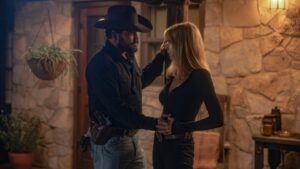 ‘dutton-ranch’-duo-kelly-reilly-and-cole-hauser-talk-season-2-after-cliffhanger-finale,-new-showrunner-and-taylor-sheridan