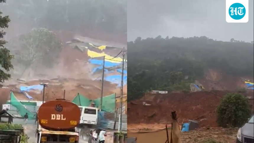 landslide-hits-wayanad-tunnel-project-in-kerala,-many-feared-trapped;-rescue-operation-on