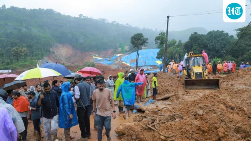 two-people-were-killed-and-7-were-missing-in-a-mudslide-near-a-tunnel-project-in-wayanad,-kerala