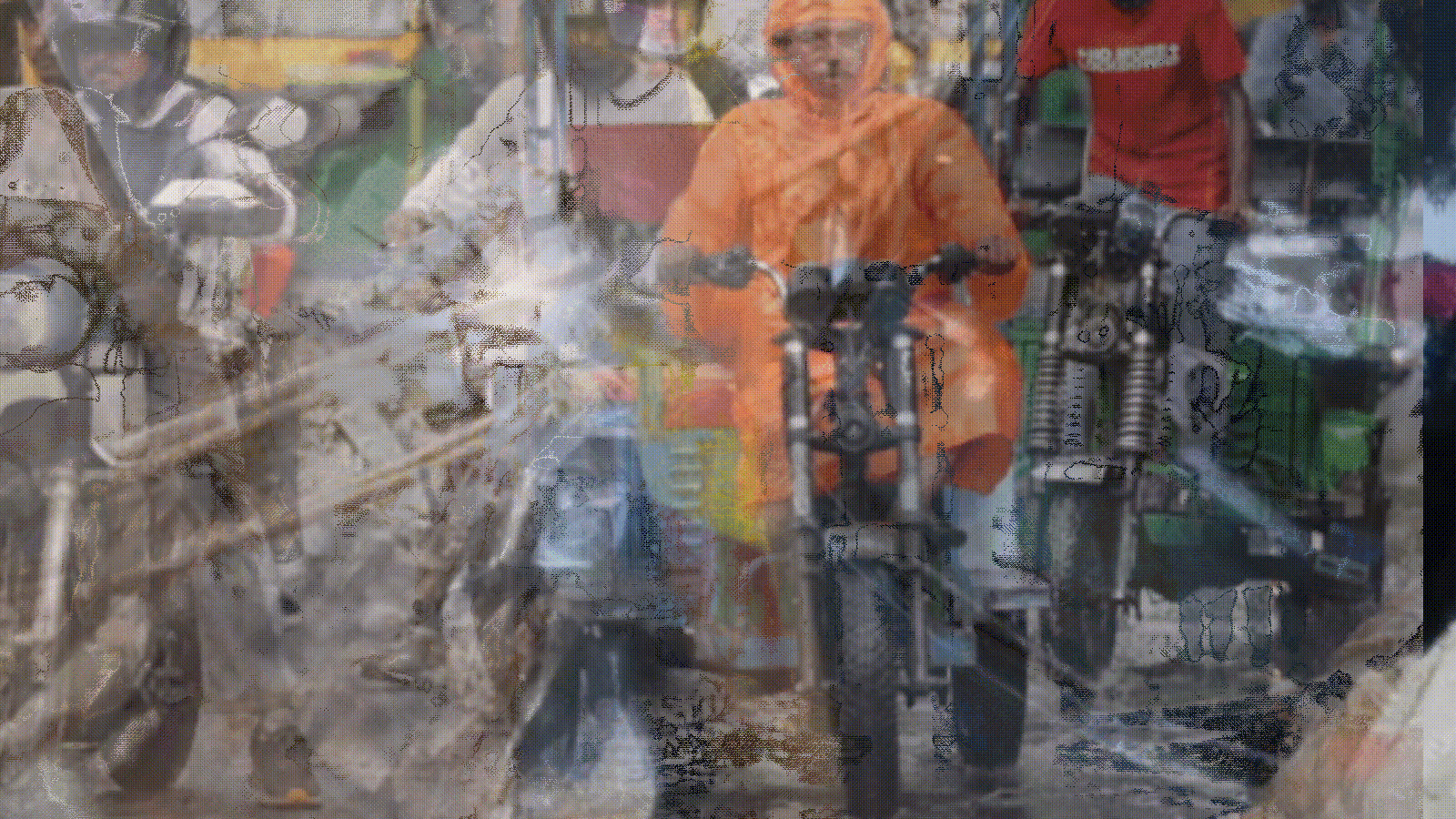 boats-take-out,-a-car-and-a-motorcycle-sink-into-a-roadside-ditch:-ghaziabad-is-hit-by-heavy-rains-exceeding-160-mm-|-videos