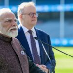 a-far-right-protester-harasses-prime-minister-modi-at-a-hotel-in-melbourne,-saying:-“no-more-indians…-this-country-is-for-australians.”