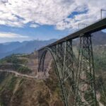 amarnath-pilgrims-stop-to-admire-man-made-wonder:-world’s-highest-railway-arch-bridge-over-chenab-|-video