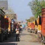 truck-drivers-begin-an-indefinite-strike-across-rajasthan-against-the-new-regulations