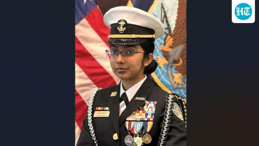 indian-born-teenager-ridhi-chauhan-leads-300-students-in-a-school-program-supported-by-the-us-navy