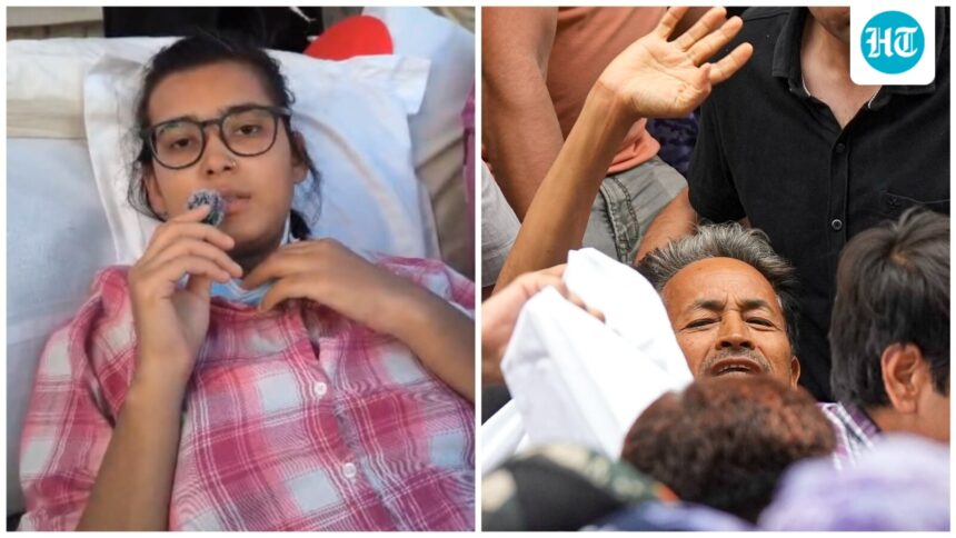 jnus-neha-bora-continues-hunger-strike-after-wangchuks-departure-alleging-police-repression | GIBN jnu’s-neha-bora-continues-hunger-strike-after-wangchuk’s-departure,-alleging-police-repression