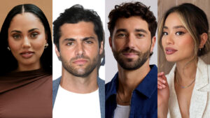ayesha-curry,-matthew-daddario,-joey-graziadei-and-jamie-chung-star-in-roku’s-holiday-rom-coms