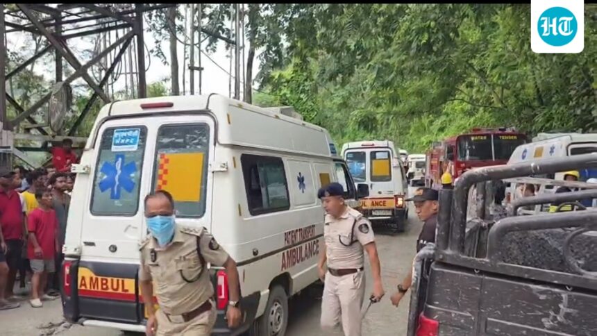 landslides-in-sikkim-8-dead-19-feared-trapped-in-teesta-hydel-project-tunnel | GIBN landslides-in-sikkim:-8-dead,-19-feared-trapped-in-teesta-hydel-project-tunnel