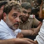 ‘modi-allowed-her-to-weaken-rjd’:-aap-sees-‘jugalbandi’-in-rahul’s-protest-near-pm’s-residence-and-kunj,-bjp’s-reaction
