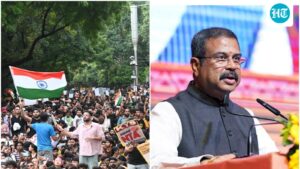dharmendra-pradhan’s-first-reaction-to-rjd-protest:-‘rahul-gandhi-is-using-students-as-political-tools’