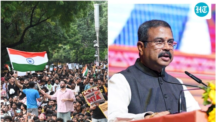 dharmendra-pradhan’s-first-reaction-to-rjd-protest:-‘rahul-gandhi-is-using-students-as-political-tools’