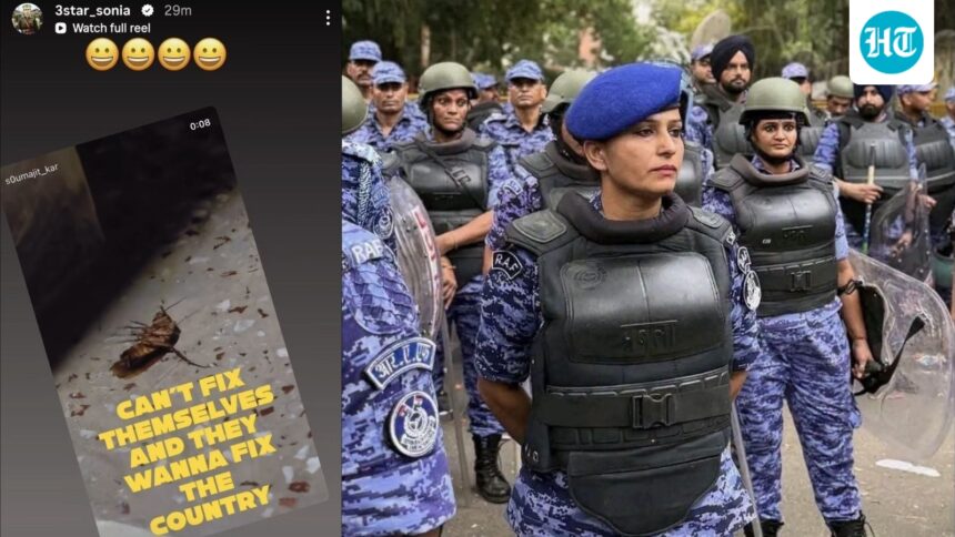 ‘cockroaches-never-die’:-why-raf-officer-sonia-sehrawat-and-her-instagram-story-were-at-the-heart-of-cjp-protests