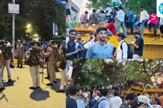 5-delhi-policemen-injured,-internet-cut,-tear-gas-fired:-fresh-chaos-amid-rjd-protest-near-sansad-marg-today
