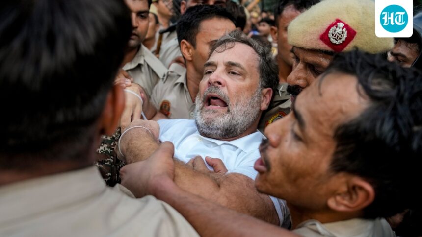 congress-and-allies-take-neet-protest-to-pm’s-doorstep;-rahul-gandhi-arrested:-modi-will-not-be-able-to-escape